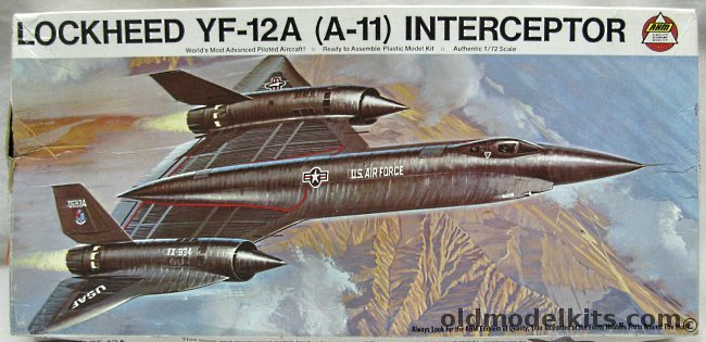 Revell 1/72 Lockheed YF-12A (A-11) Interceptor - (AHM Release), FN-51-300 plastic model kit